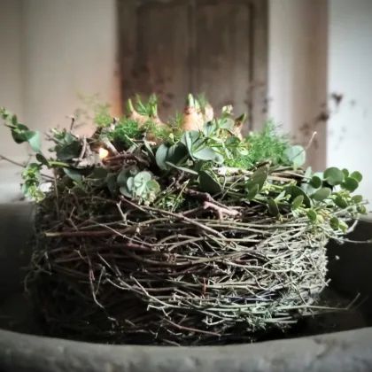 Voorjaars taartje met bolletjes