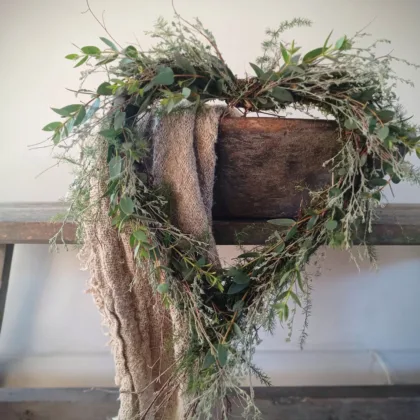 Valentijn hart wilde thijm en eucalyptus