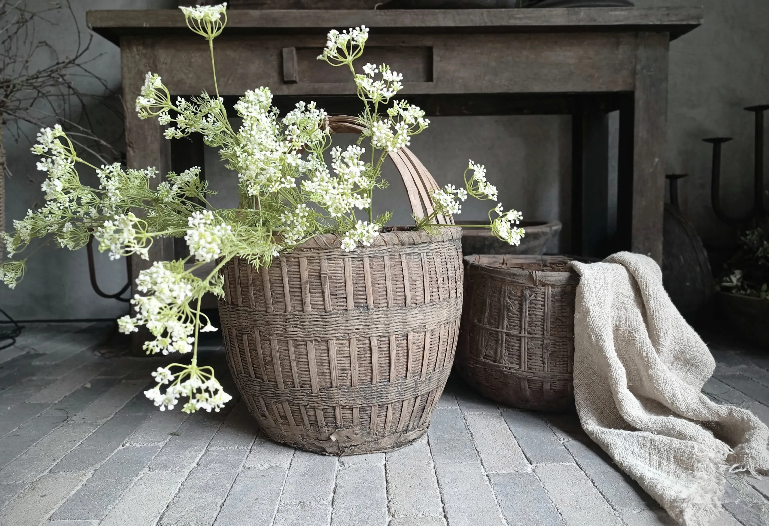 Kunst dille/fluitenkruid tak